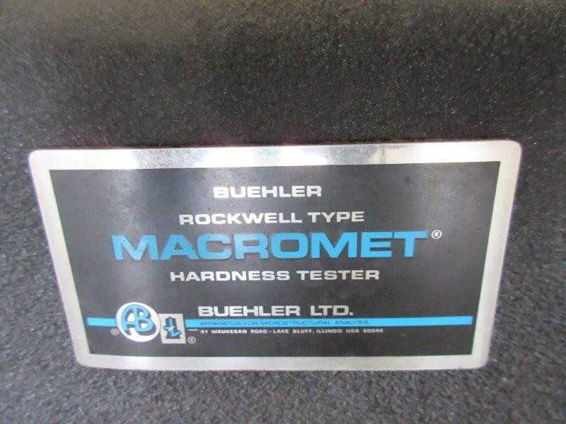 BUEHLER ROCKWELL HARDNESS TESTER - PROCESS EQUIPMENT