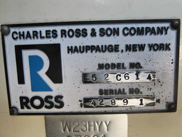 CHARLES ROSS & SON 3 ROLL MILL - LAB & SCIENTIFIC