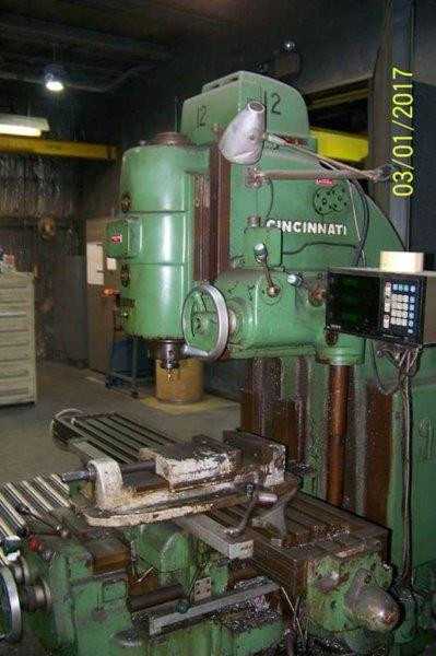 CINCINNATI # 3 VERTICAL MILL - MILLING MACHINES CINCINNATI # 3 VERTICAL MILL - MILLING MACHINES