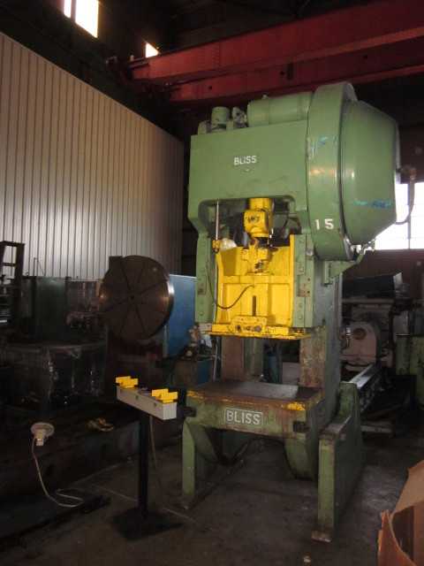 BLISS BACKGEARED OBI PRESS - MECHANICAL STAMPING PRESSES
