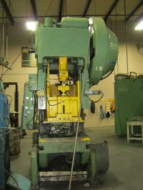 BLISS BACKGEARED OBI PRESS - MECHANICAL STAMPING PRESSES BLISS BACKGEARED OBI PRESS - MECHANICAL STAMPING PRESSES