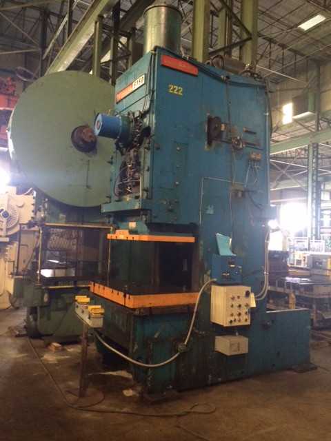 Niagara 150 Ton OBS Press - MECHANICAL STAMPING PRESSES Niagara 150 Ton OBS Press - MECHANICAL STAMPING PRESSES