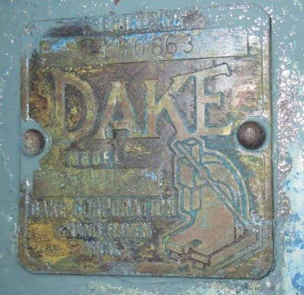 DAKE H FRAME HYDRAULIC SHOP PRESS - PRESSES