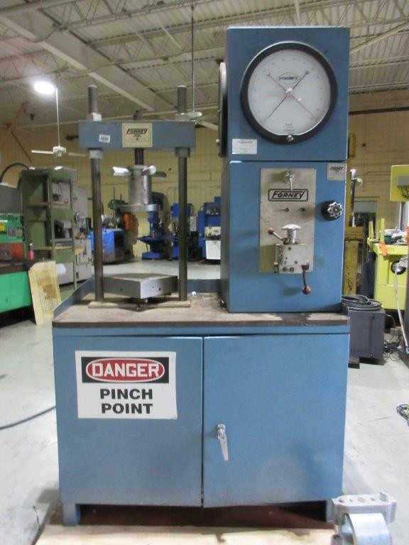 FORNEY FORCE TESTER 30,000 lbs. CAPACITY - MACHINING ACCESSORIES & TOOLING FORNEY FORCE TESTER 30,000 lbs. CAPACITY - MACHINING ACCESSORIES & TOOLING