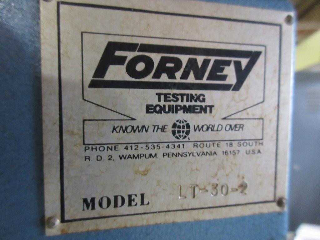 FORNEY FORCE TESTER 30,000 lbs. CAPACITY - MACHINING ACCESSORIES & TOOLING