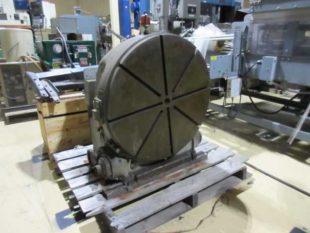 PRATT & WHITNEY 30" VERTICAL POWER ROTARY TABLE - MACHINING ACCESSORIES & TOOLING