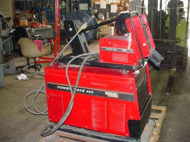 LINCOLN POWER WAVE MIG WELDER - MACHINING ACCESSORIES & TOOLING