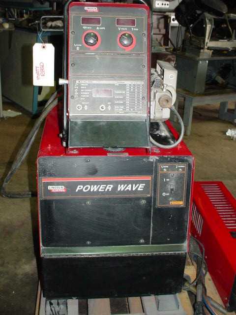 LINCOLN POWER WAVE MIG WELDER - MACHINING ACCESSORIES & TOOLING