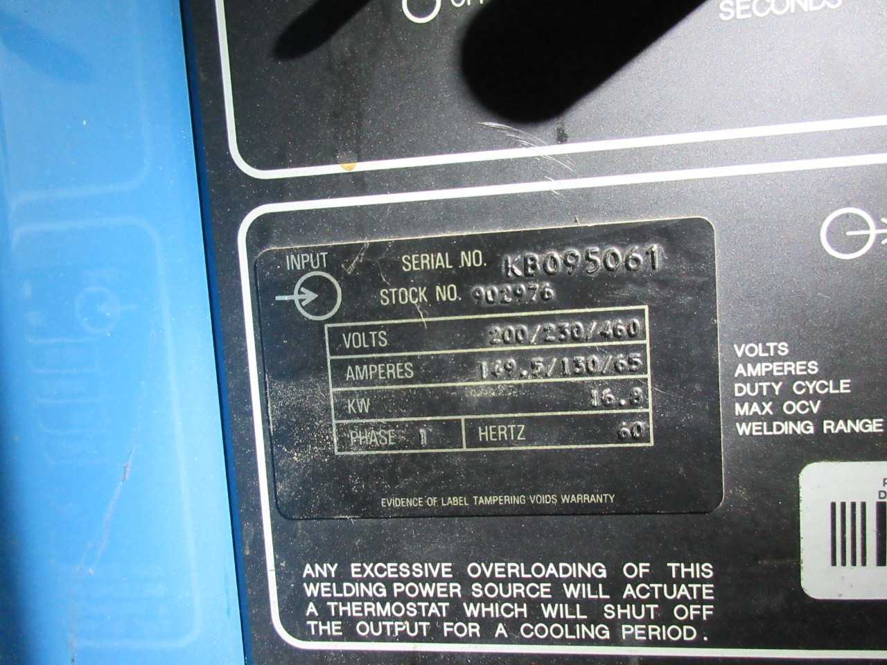 Miller Syncrowave 350 Welder - MACHINING ACCESSORIES & TOOLING