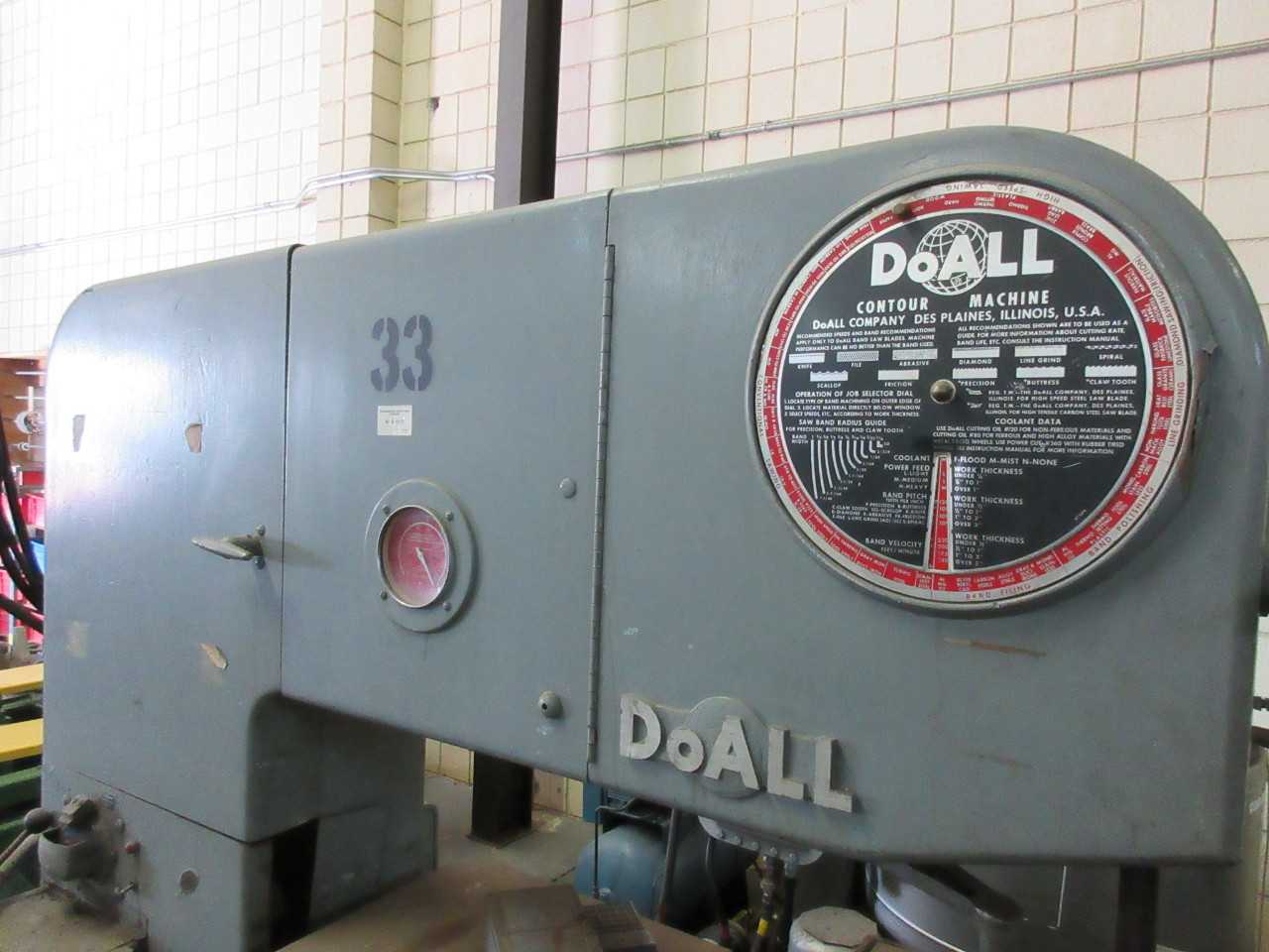 DOALL 3612-3 VERTICAL BAND SAW - METAL SAWS