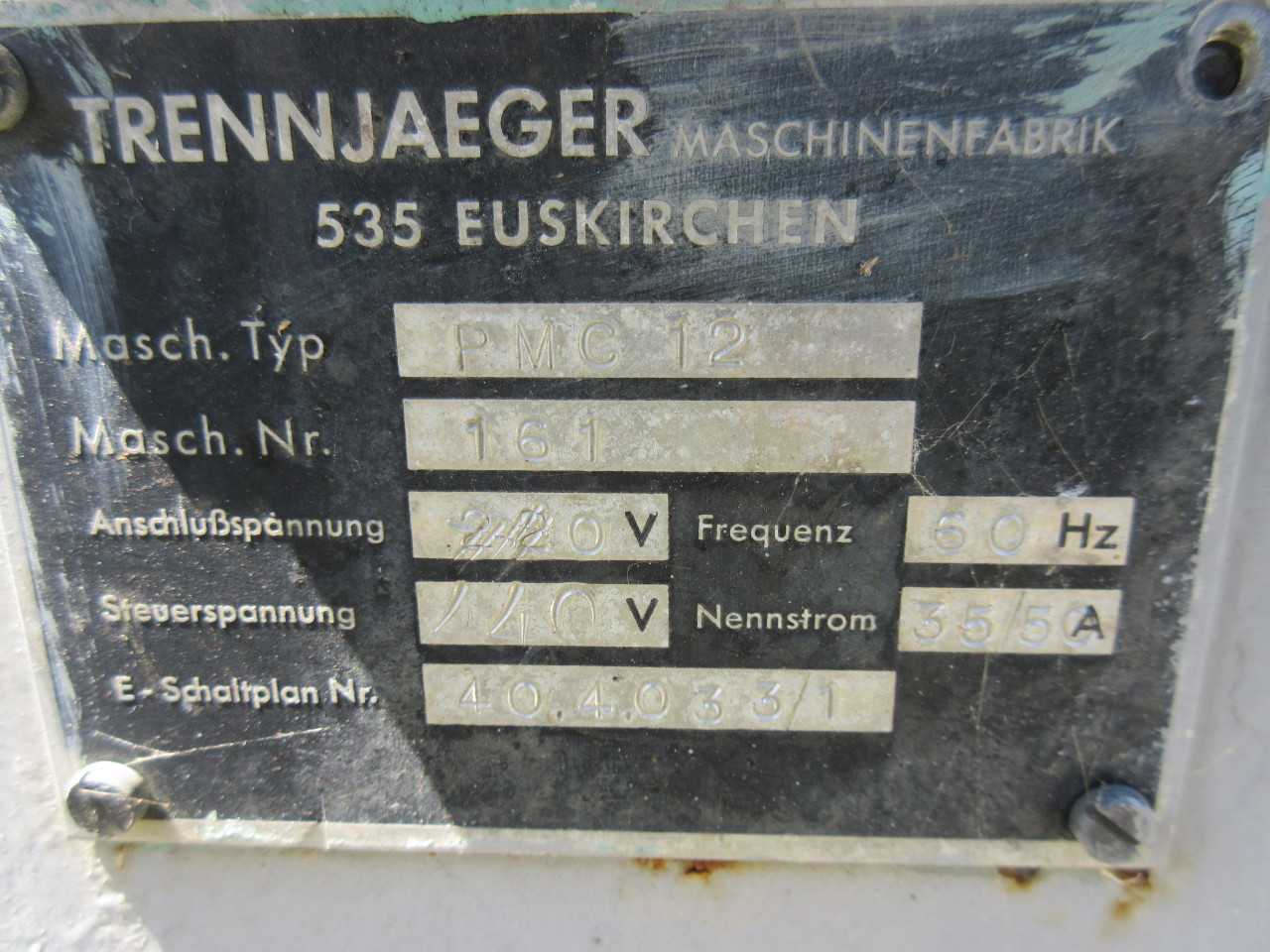  TRENNJAEGER FERROUS COLD SAW 40" x 12" - METAL SAWS
