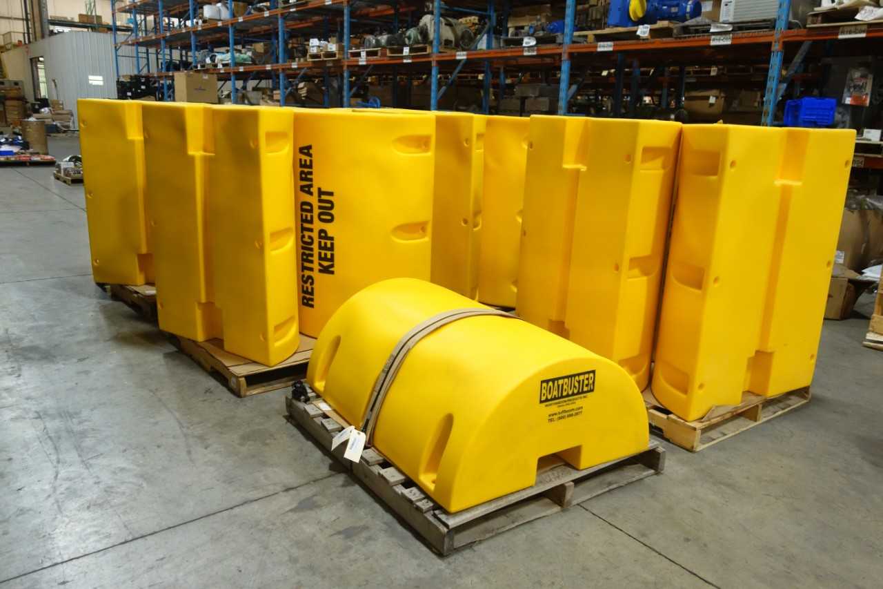 LOT OF 8 FLOAT UNITS FOR SECURITY BARRIER - SAFETY SWITCH