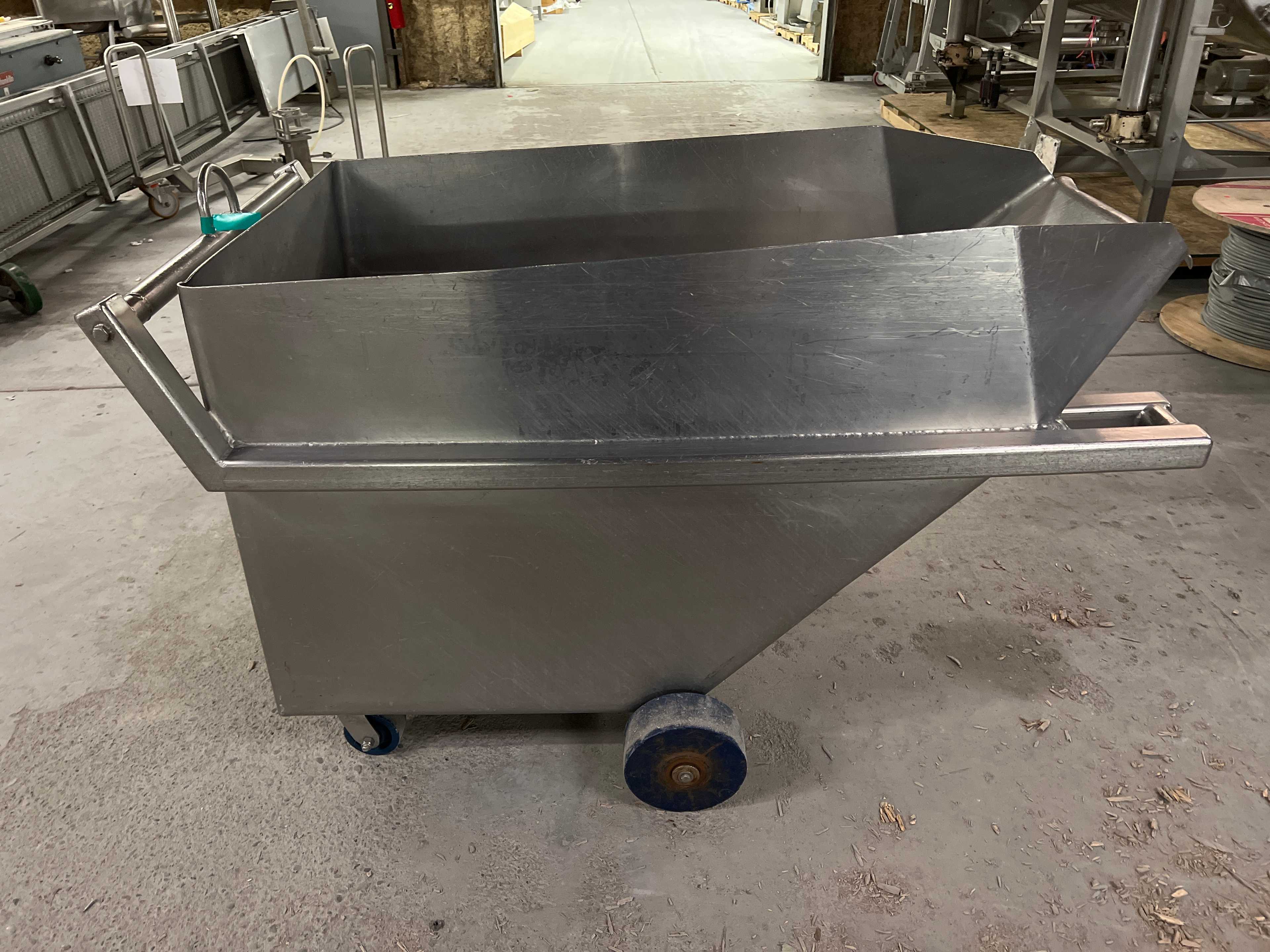 Stainless Steel Dump Cart Hopper