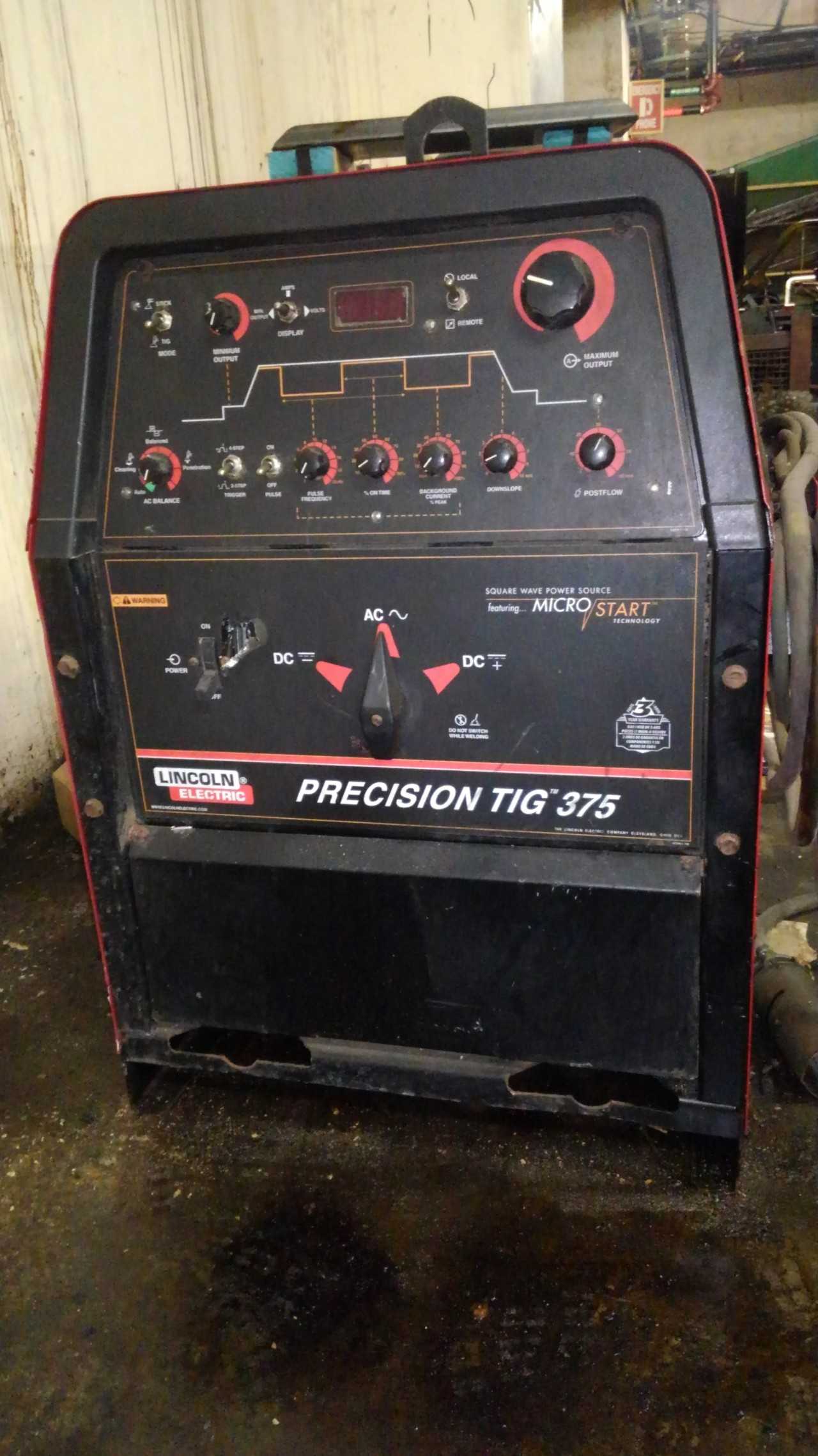 Lincoln Electric Precision TIG 375 Power Unit - WELDING EQUIPMENT