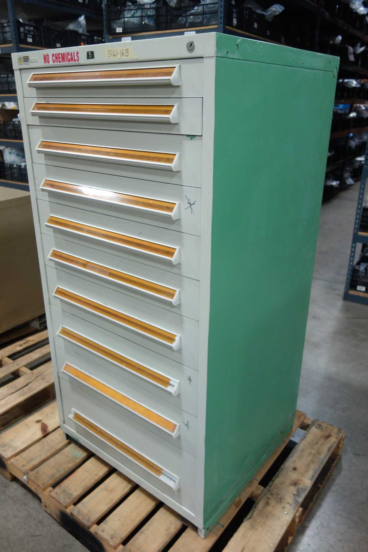 STANLEY VIDMAR 10 DRAWER TOOL CABINET - TOOL STORAGE