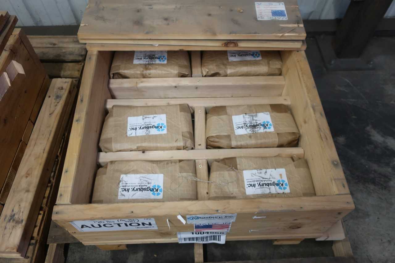 LOT OF 2 KINGSBURY SELF-ALIGNING EQUALIZING THRUST BEARINGS - BEARINGS