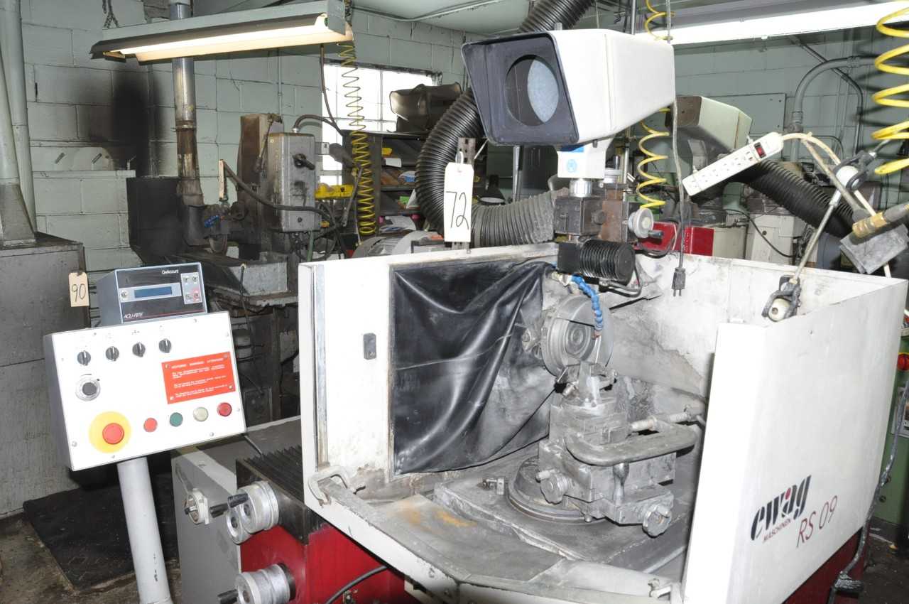 EWAG MODEL RS-09, Swiss Radius and Tangent Grinding Machine,  - GRINDING MACHINES