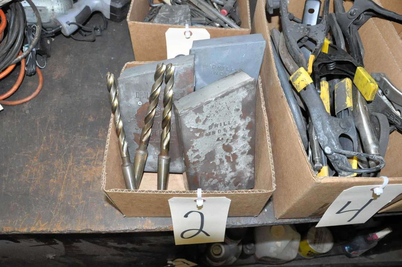 Lot-Drills and Drill Indexes in (1) Box - HAND TOOLS