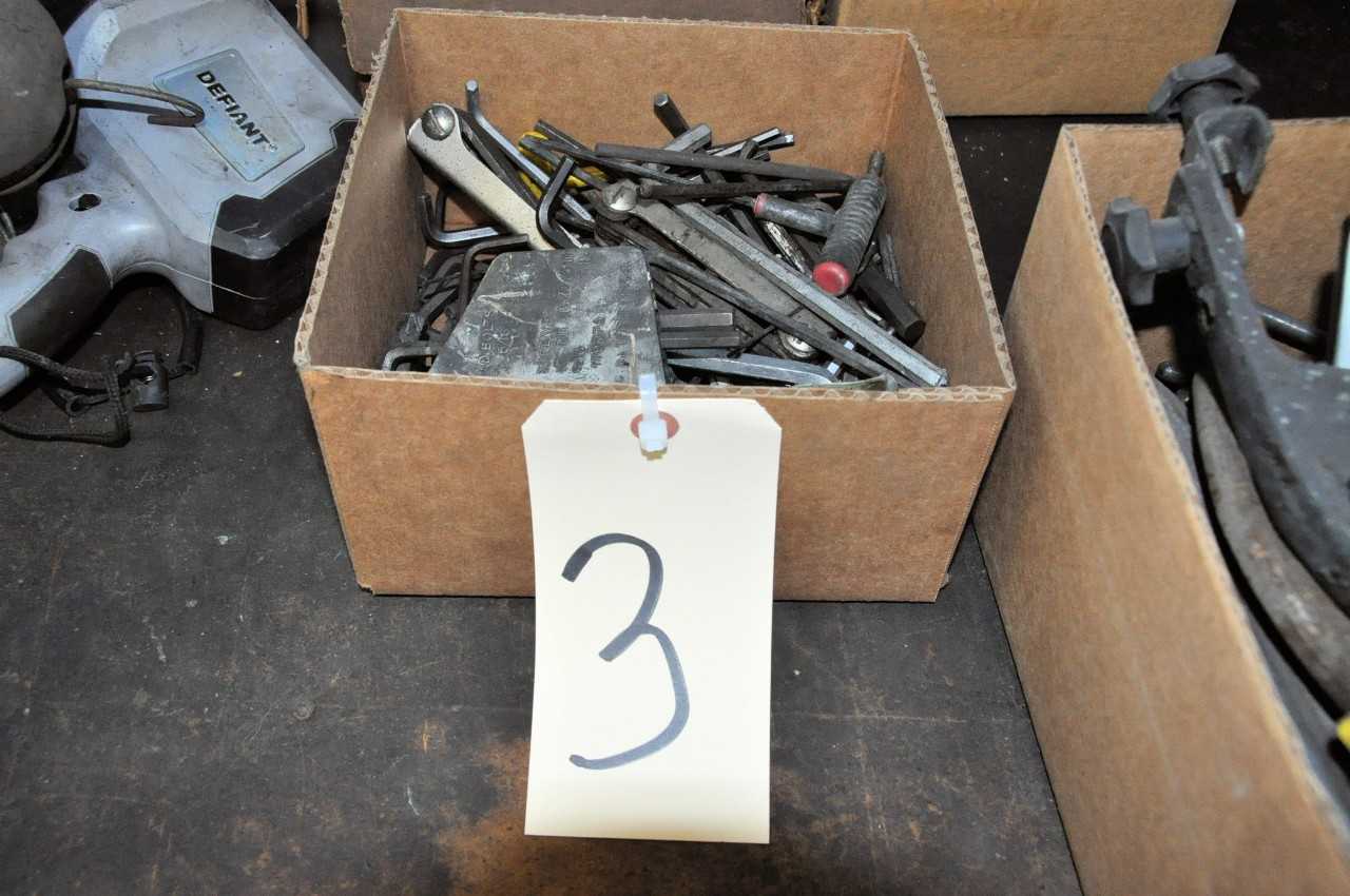 Lot-Allen Wrenches in (1) Box - HAND TOOLS