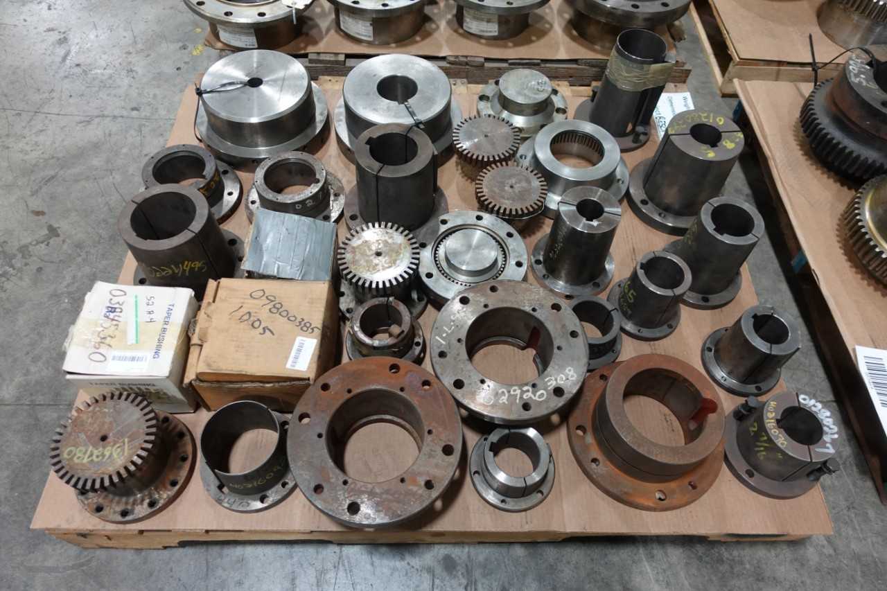 4 PALLETS OF ASSORTED HUBS AND COUPLINGS - HUB
