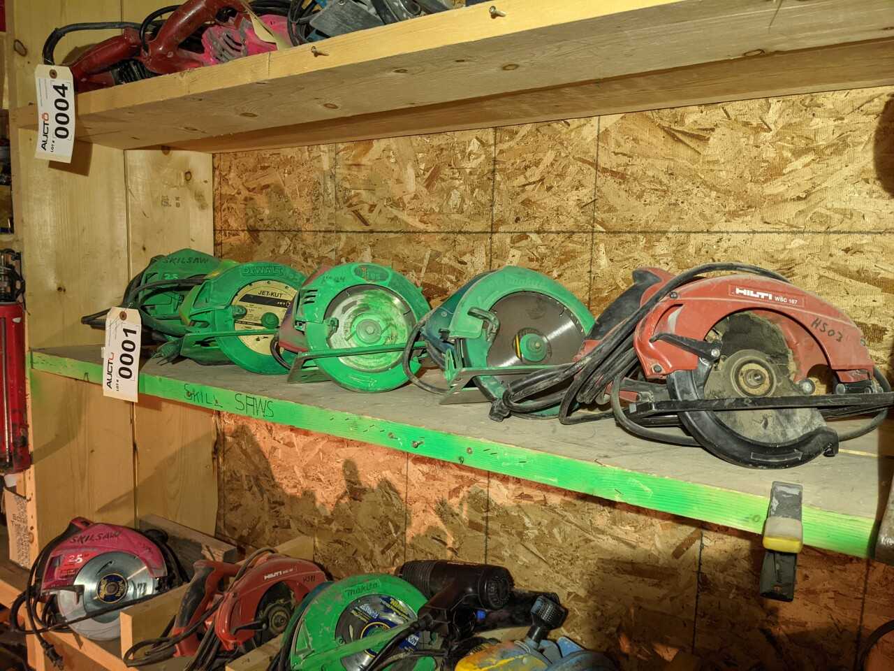 Lot of 7 Circular Saw - ELECTRIC POWER TOOLS