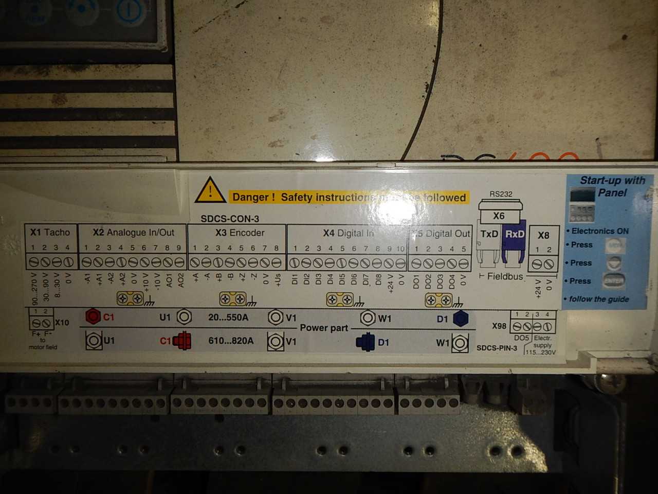 Unused 100 HP Saftronics DC Drive - MOTOR STARTERS