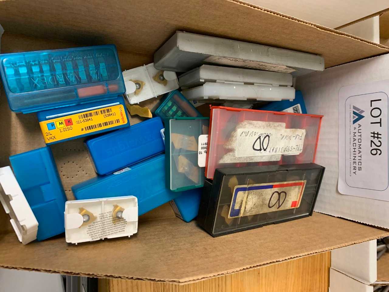 Assorted Carbide Lathe Inserts - ELECTRIC POWER TOOLS