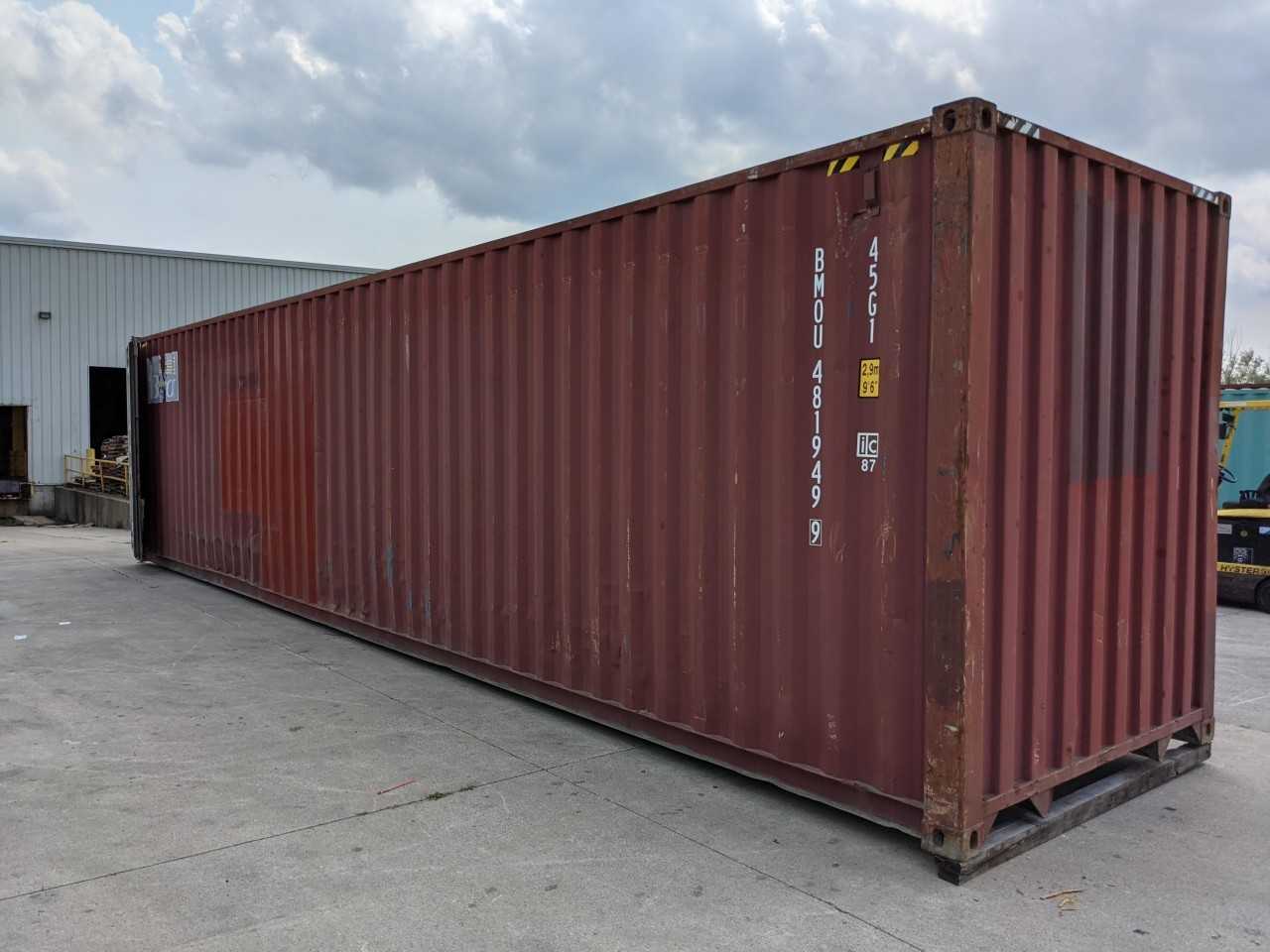 BEACON 40FT HIGH CUBE SHIPPING CONTAINER - INDUSTRIAL PARTS