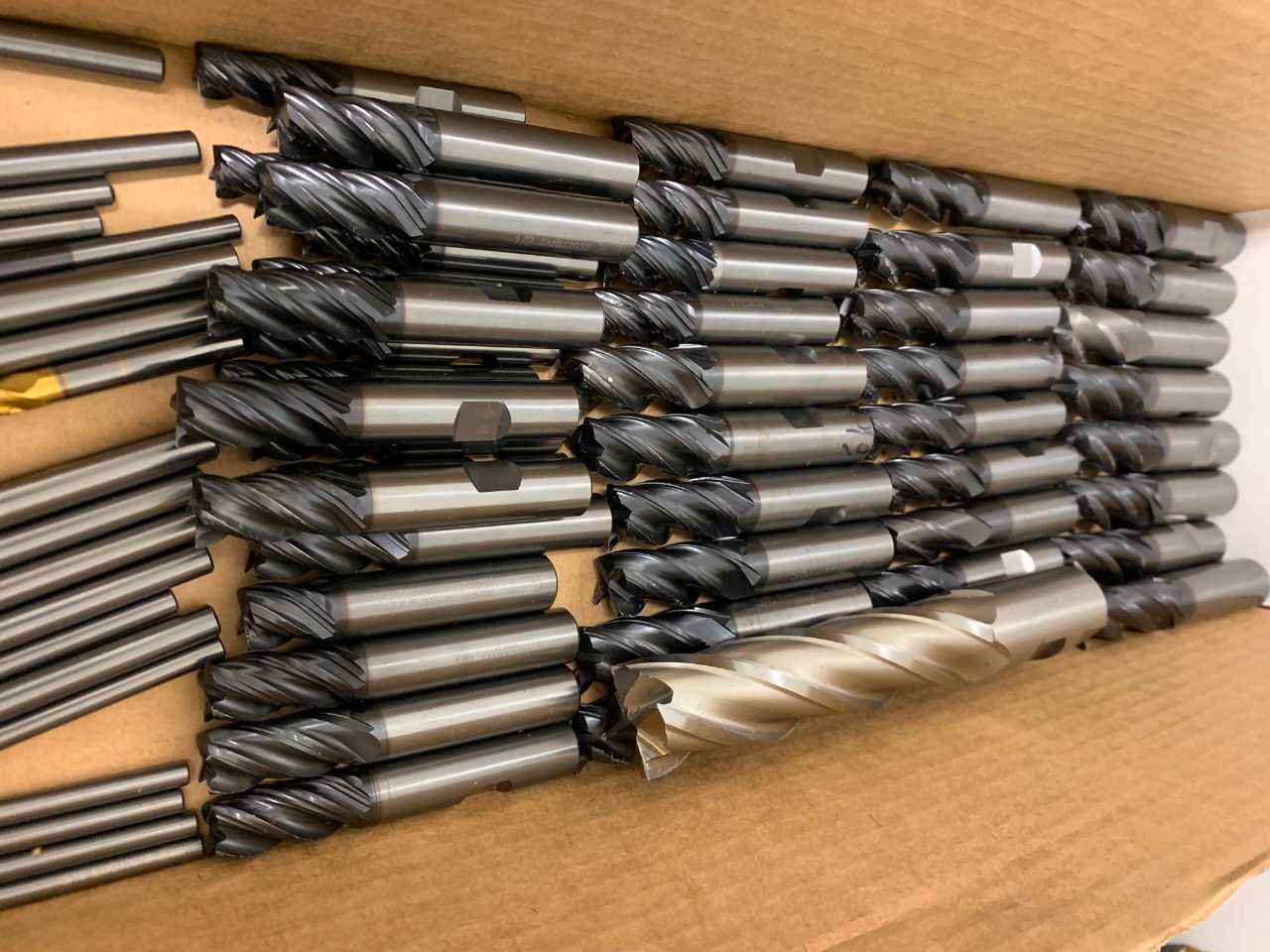 Solid Carbide Coated End Mills for Hard Materials - ELECTRIC POWER TOOLS