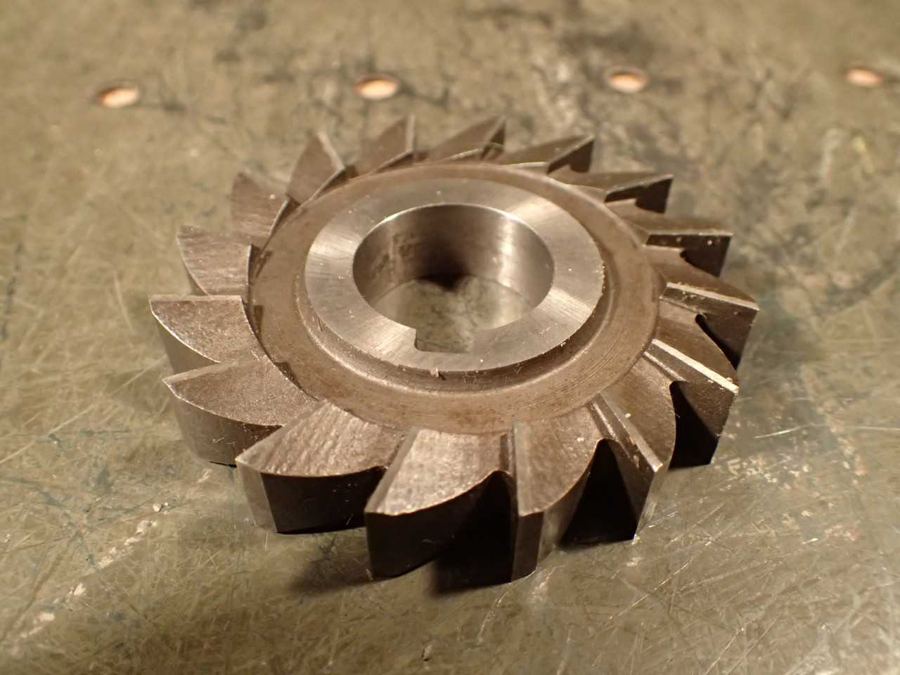 Thurston 1/2" Straight Plain Tooth Side Mill Milling Cutter: 3" OD 1" Arbor Hole - MILLING TOOLS