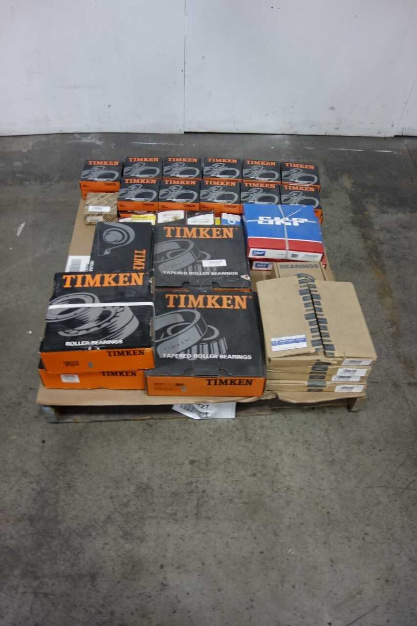 1 PALLET OF ASSORTED BEARINGS AND BEARING ACCESSORIES - BEARINGS