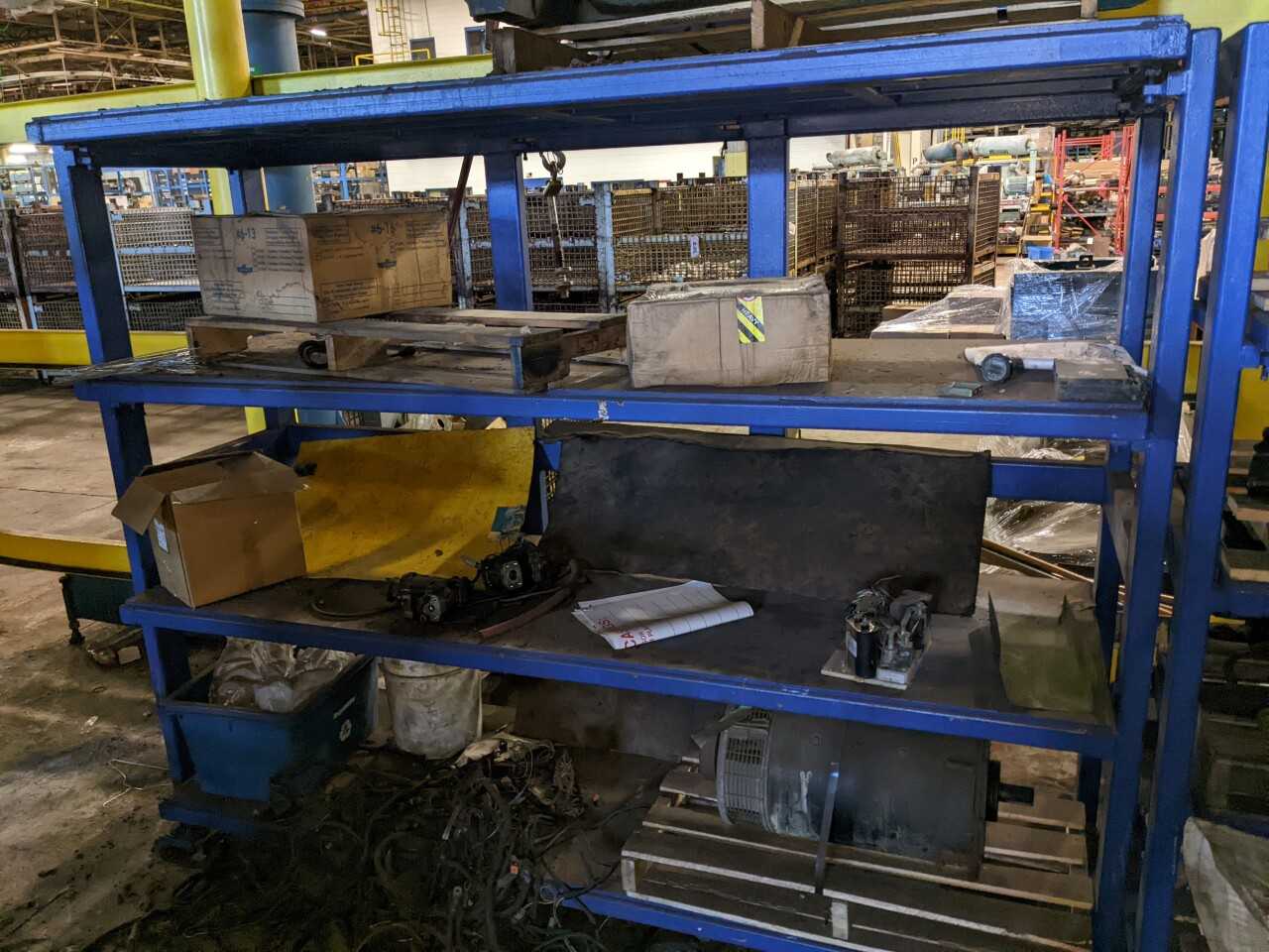 4 SECTIONS OF WAREHOUSE RACKING (CONTENTS NOT INCLUDED) - PALLET RACKING