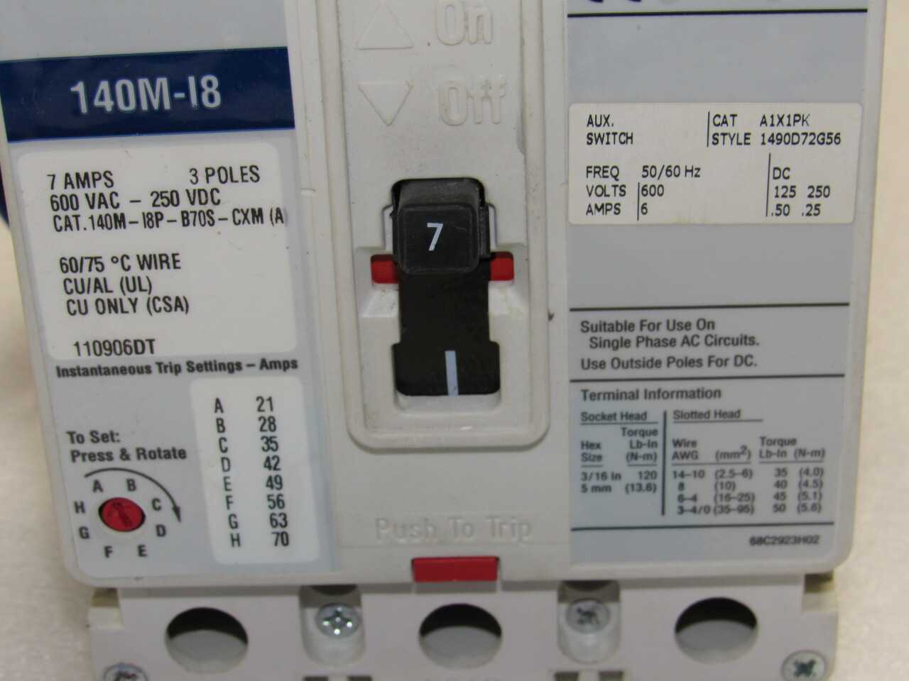 Circuit Breakers - CIRCUIT BREAKERS
