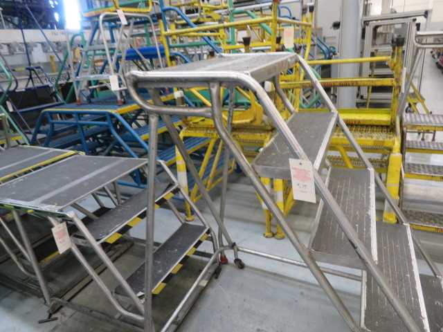 Aluminum Ladder on Wheels - MISCELLANEOUS