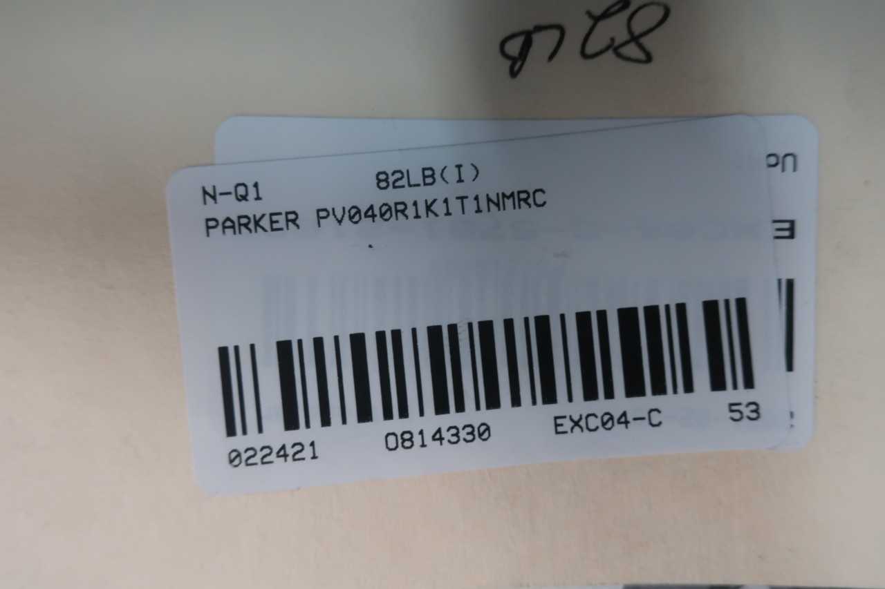 PARKER PV040R1K1T1NMRC HYDRAULIC PISTON PUMP 420BAR 2800RPM - PUMPS