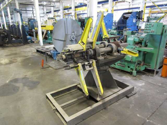 5000 Pound x 21" Double End Uncoiler - COIL HANDLING MACHINE