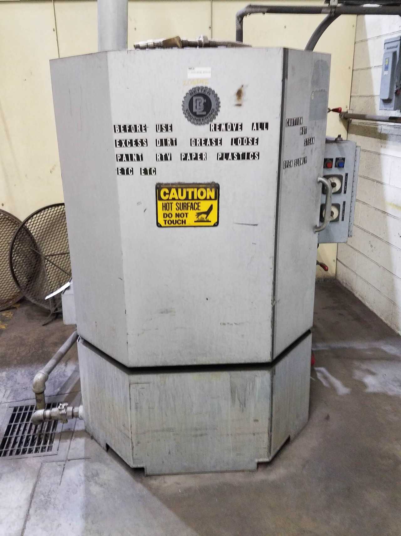 Turntable parts washer, 36" wheel diameter, 7.5hp 230/460V-AC - ELECTRIC MOTORS Turntable parts washer, 36" wheel diameter, 7.5hp 230/460V-AC - ELECTRIC MOTORS