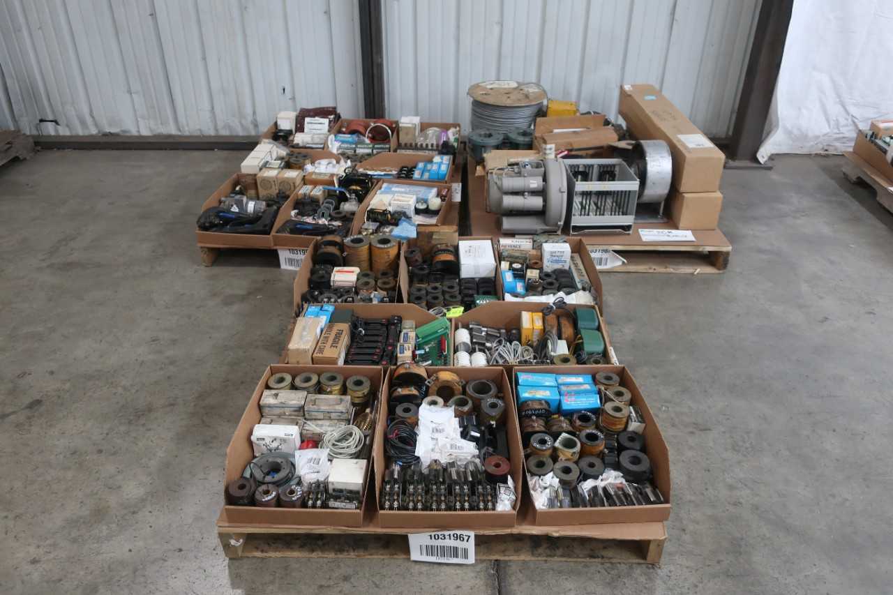 3 PALLETS OF ASSORTED ELECTRICAL AND MIXED MRO - ELECTRICAL COMPONENTS