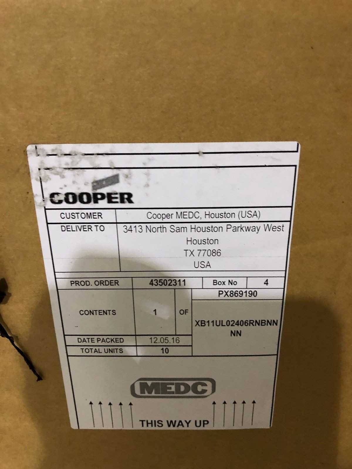 COOPER MEDC XB11 Range - 5 JOULE XENON STROBES 10 units LOT - LIGHTING