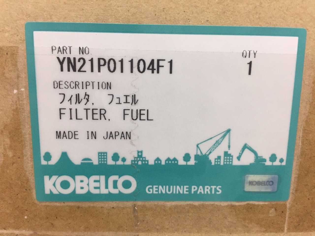 KOBELCO FUEL FILTER YN21P01104F1 - FILTER, REGULATOR & LUBRICATOR COMBOS