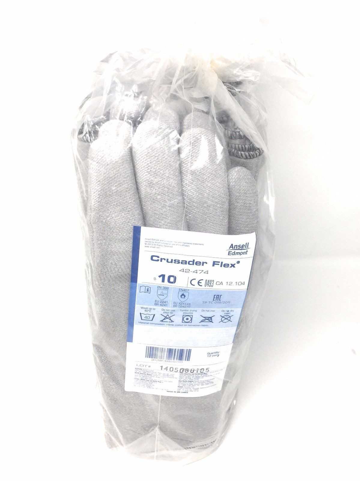 144 pairs Ansell Crusader Flex 42-474 HEAT RESISTANT GLOVES - MISCELLANEOUS