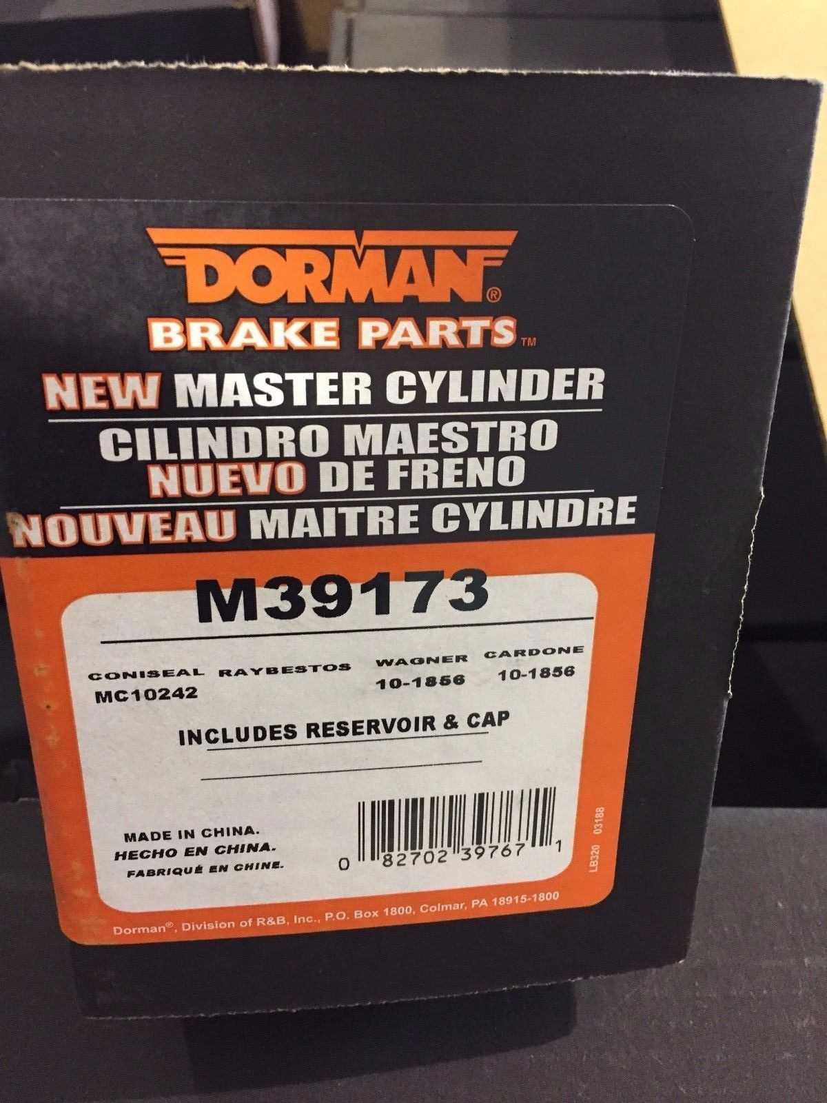 lot of 50 Brake Master Cylinder Dorman M39173 fits 80-83 Ford F-250 - POWER TRANSMISSION