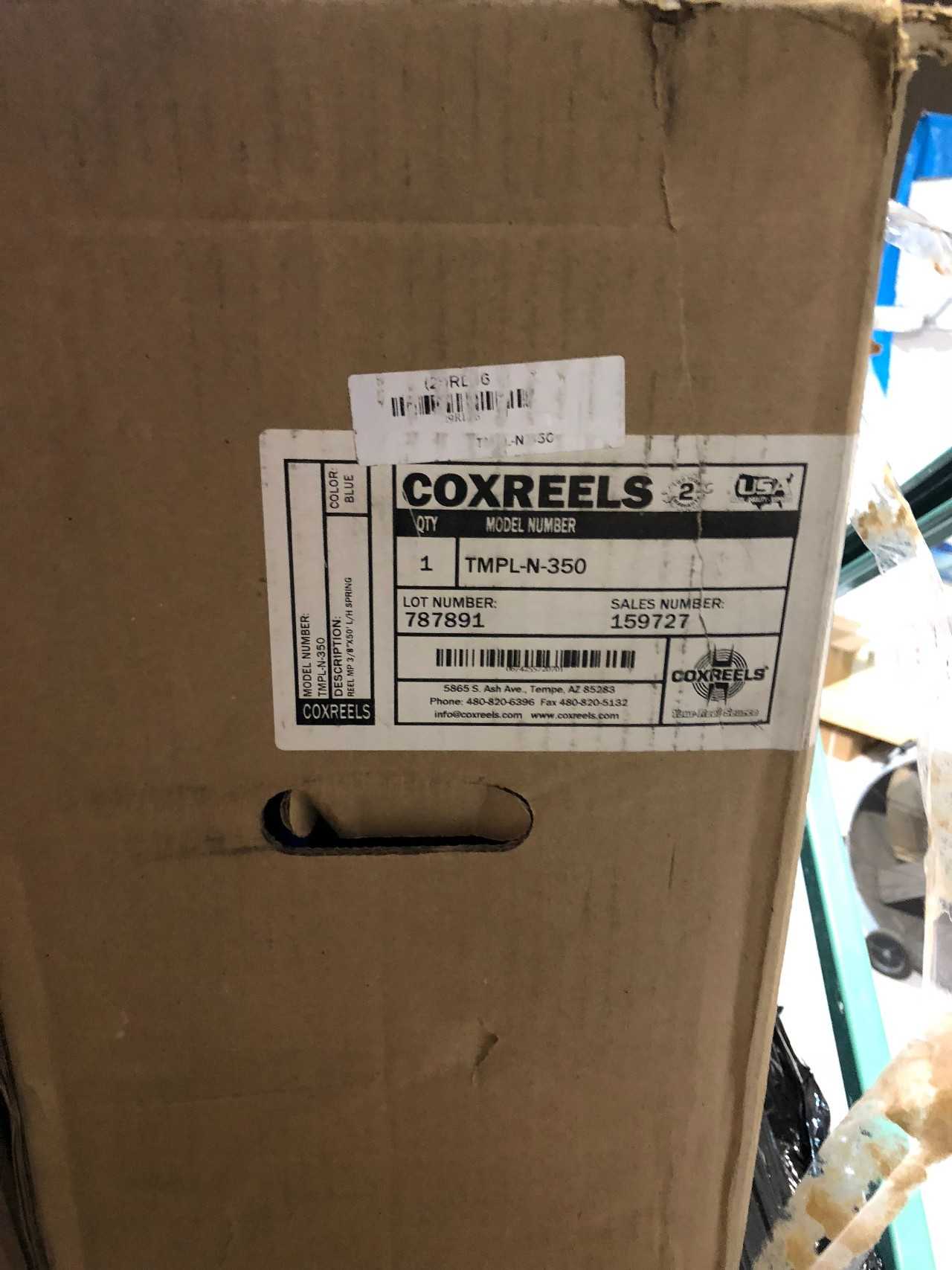 Lot of 4 COXREELS MP-N-350 Heavy Duty reel including 50' of 3/8" hose 3000 PSI - PNEUMATIC PARTS