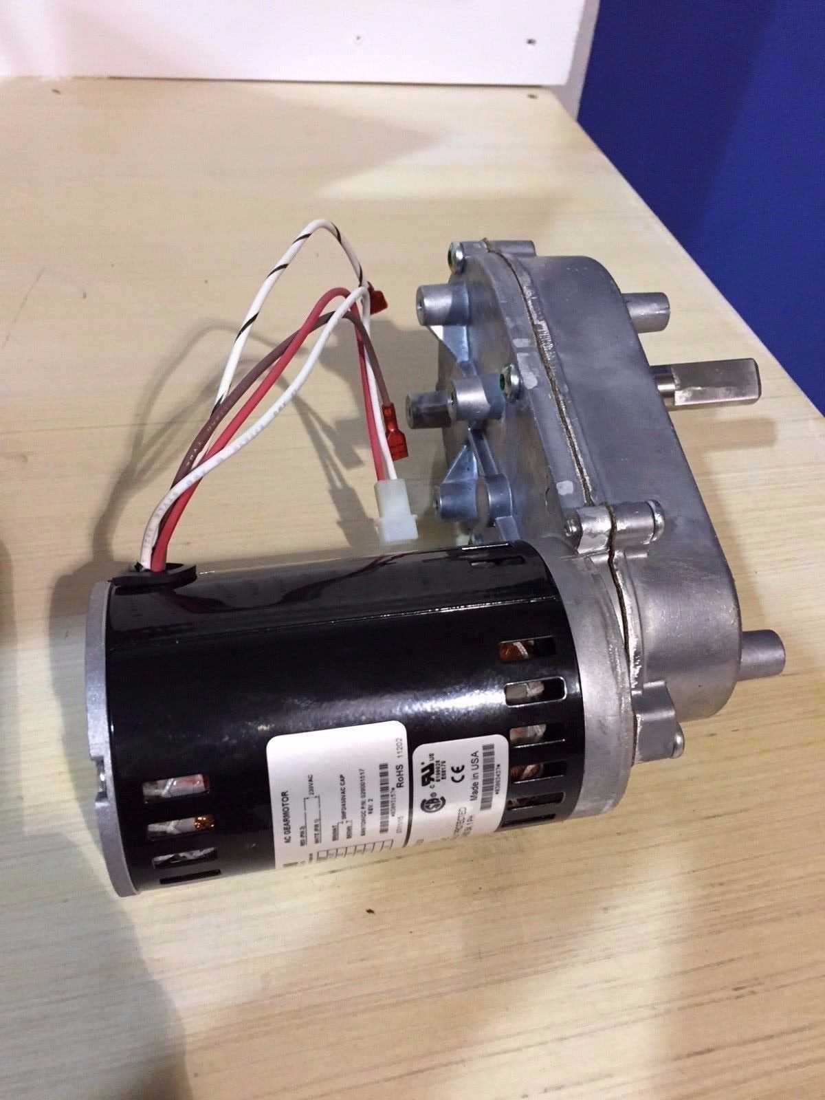 5 Manitowoc-Ice-Machine-Gear-Motor-230V-Bison-020001517-020003596 - ELECTRIC MOTORS