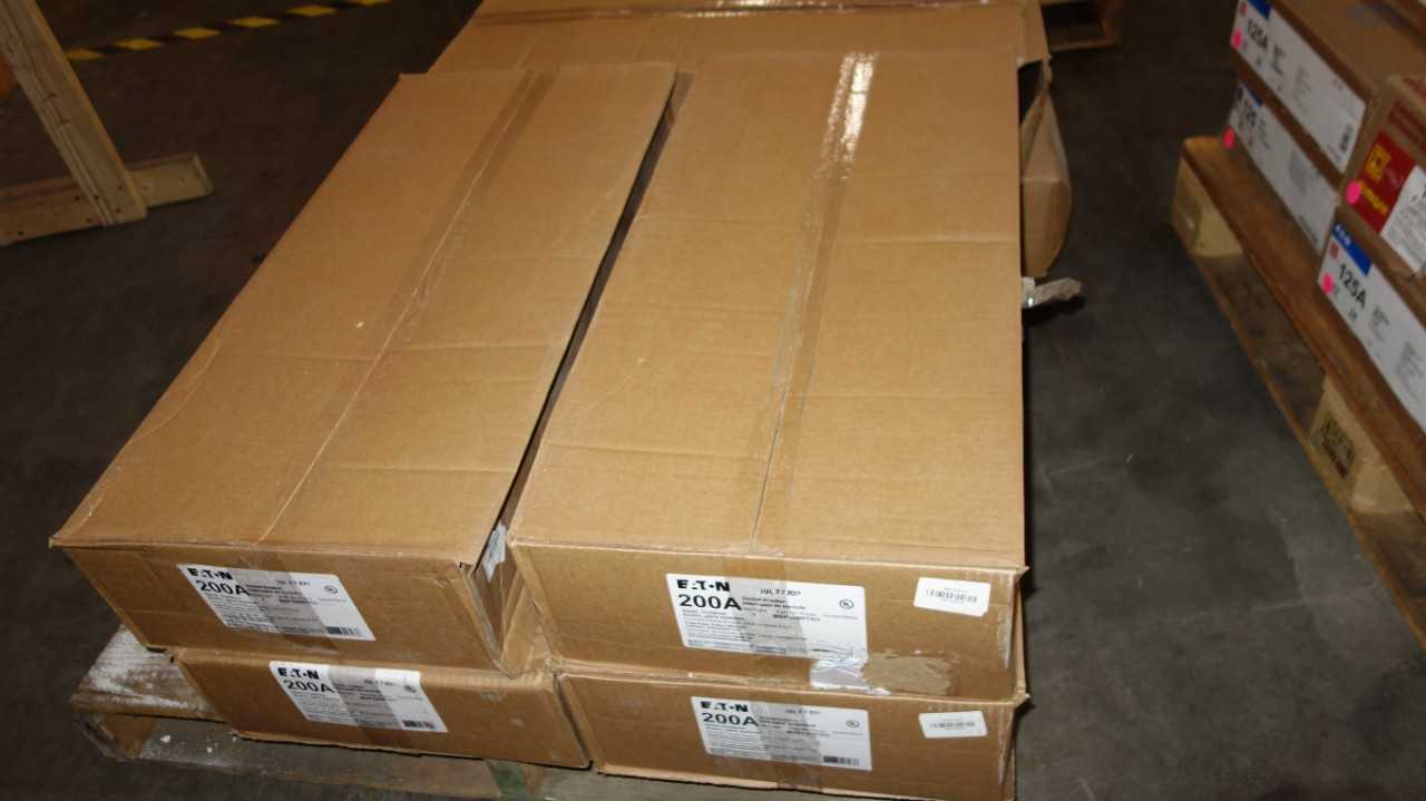 1 PALLET OF EATON MBP200BTSG 200A METER SOCKET BREAKER PANELS - CIRCUIT BREAKERS