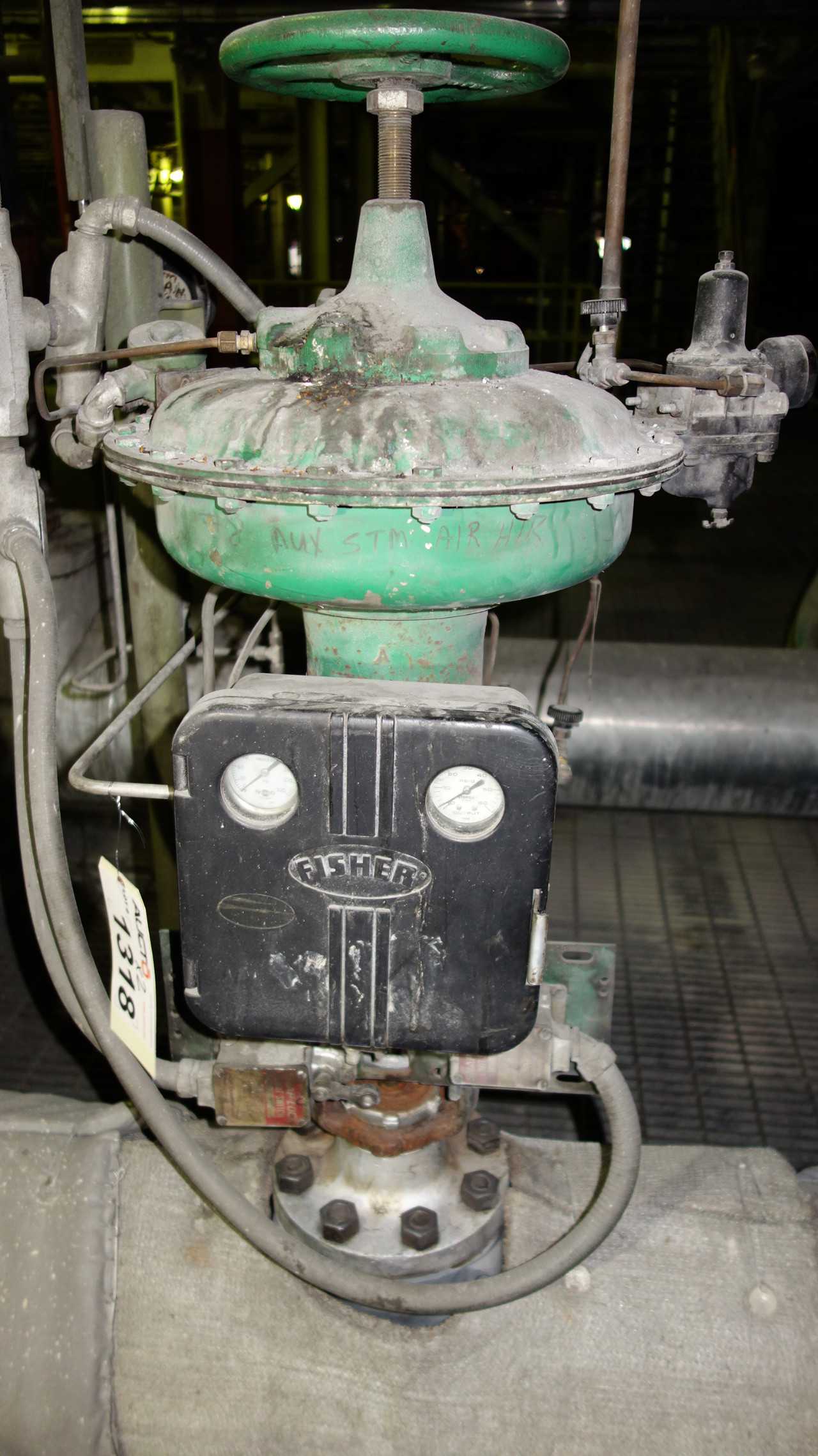 LOT OF 2 FISHER 657-ES 4" CL300 CONTROL VALVE - RELIEF VALVE