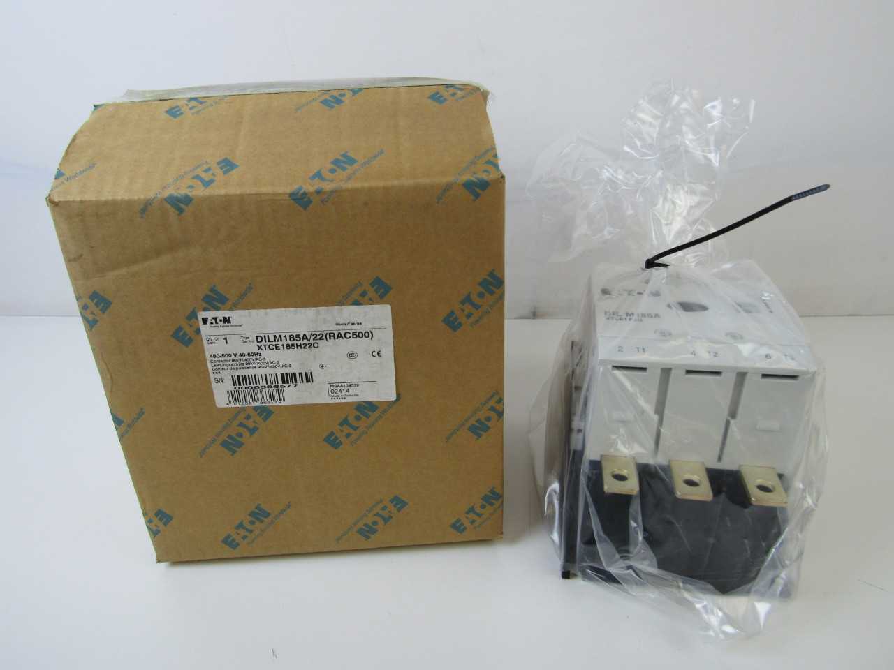 Quantity of 5x XTCE185H22C Contactors - CONTACTORS