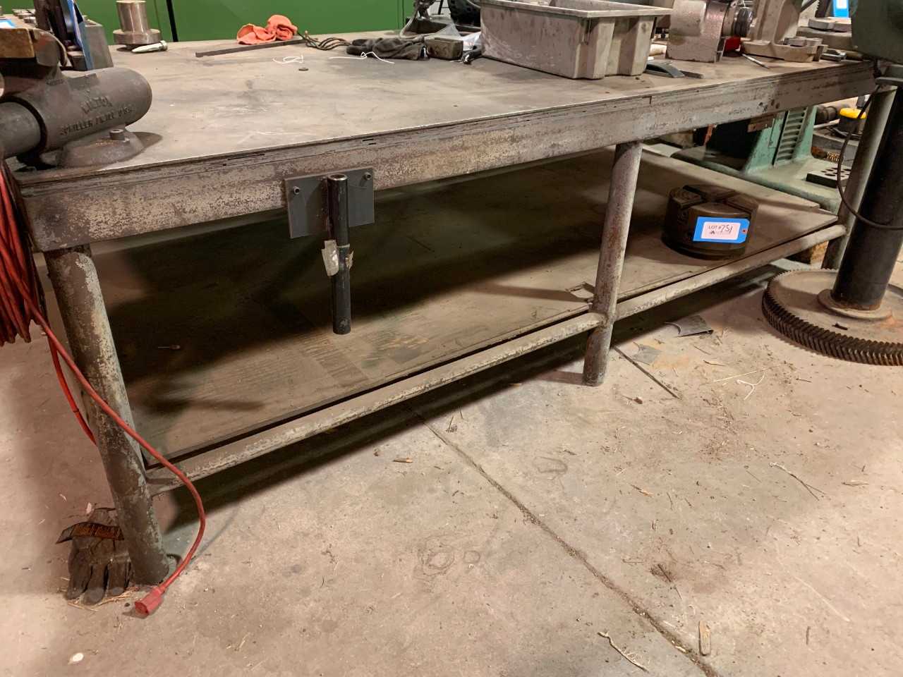 Large Welding Bench w/ Vise - WELDING EQUIPMENT