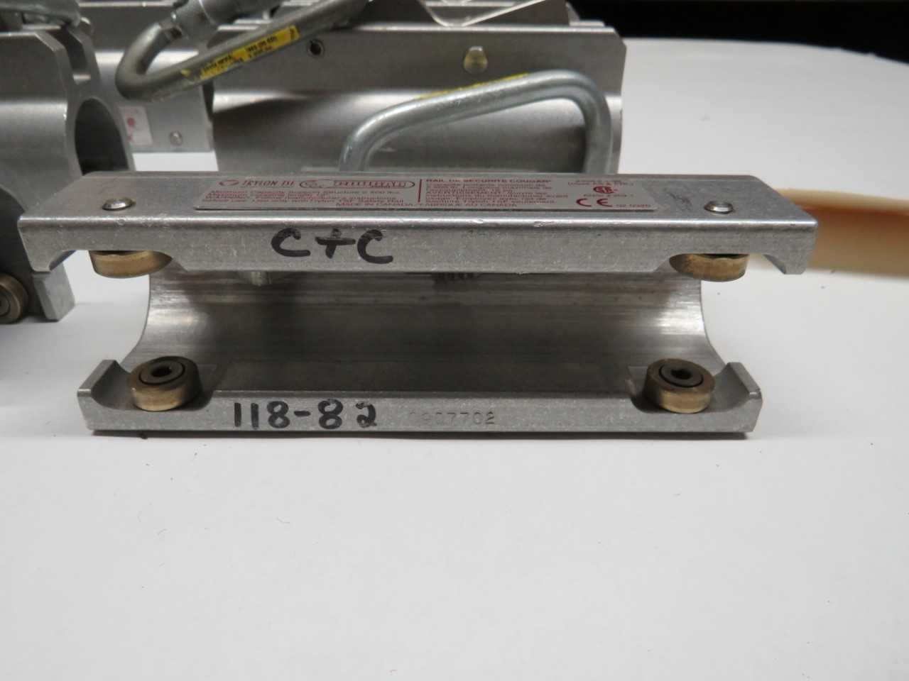 LOT OF 8 0907702 TRYLON TSF COUGAR SAFETY RAIL 12IN 2500 LBS - SAFETY EQUIPMENT