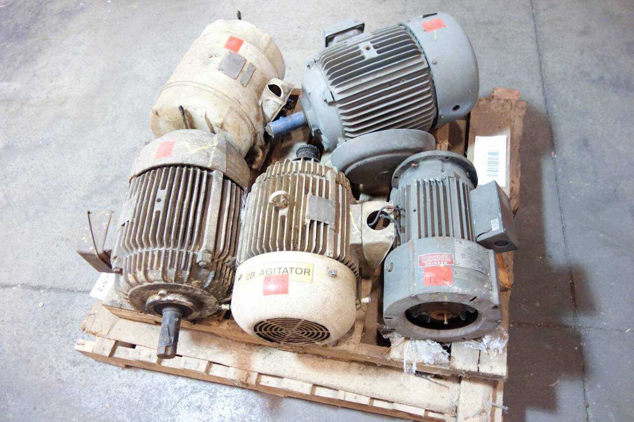 2 PALLETS OF ASSORTED ELECTRIC MOTORS - ELECTRIC MOTORS